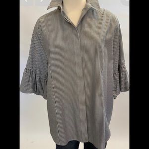 Chico navy stripe blouse